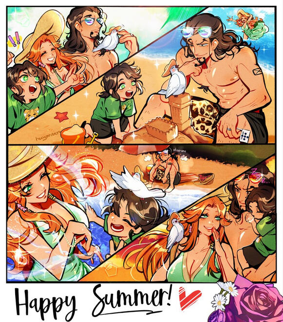 Leopard Family Vacation / August 2026 🎨 Huyandere