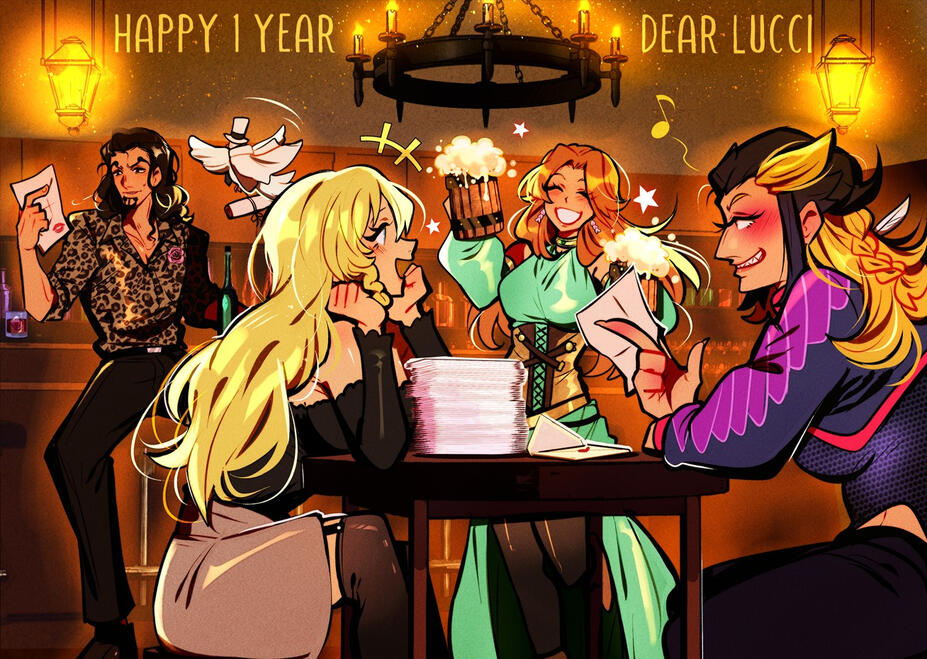 Happy One Year "Dear Lucci"! / December 2025 🎨 Huyandere