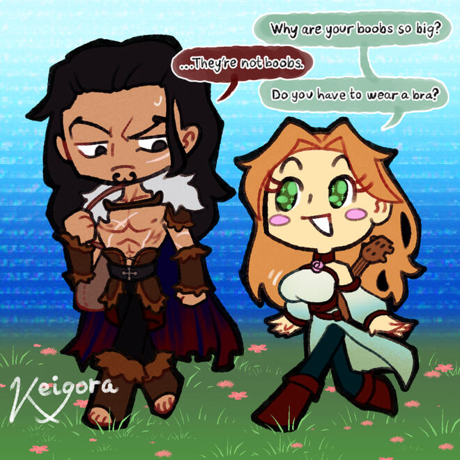 Fantasy AU / August 2025 🎨 Keigora