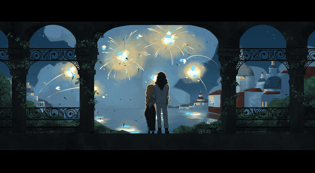 New Year Fireworks 1 / January 2025🎨Kurøbvne