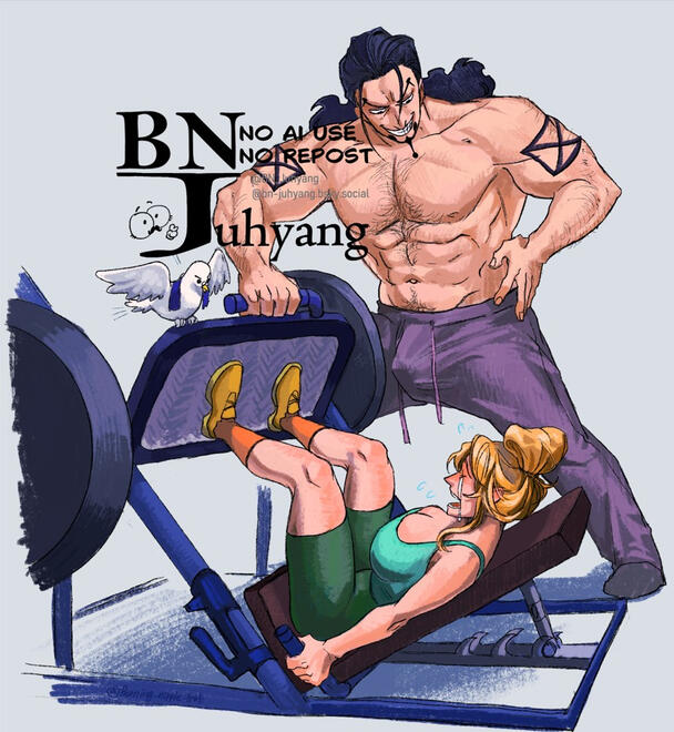 Leg Press / December 2025 🎨 BN_Juhyang